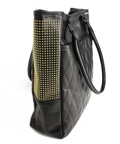 schott(ショット)の「Schott/ショット/STUDS TOTE BAG/スタッズ トート バッグ(トートバッグ・メンズ・ブラック/ブラック系その他・FREE)」の6枚目の写真