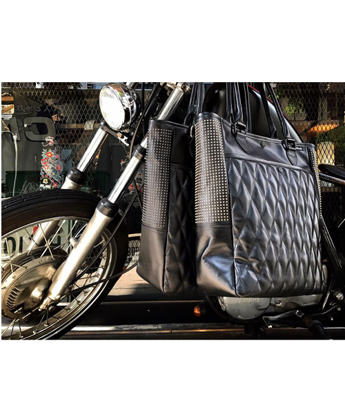 schott(ショット)の「Schott/ショット/STUDS TOTE BAG/スタッズ トート バッグ(トートバッグ・メンズ・ブラック/ブラック系その他・FREE)」の11枚目の写真
