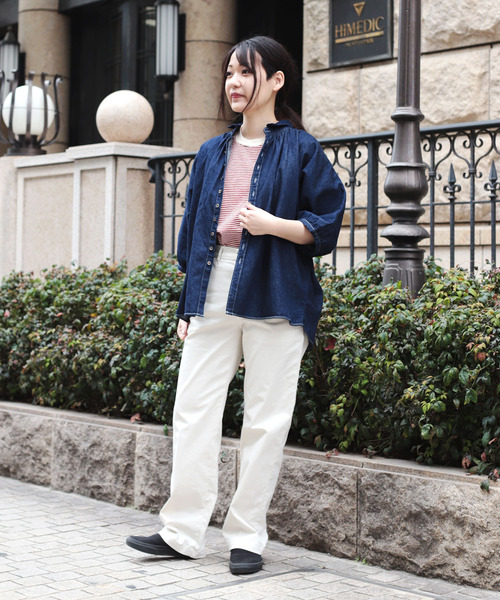 Brocante（ブロカント）の「[Brocante / ブロカント] 6ozデニムグランシャツ（シャツ/ブラウス・レディース・ワンウォッシュ・2）」の18枚目の写真