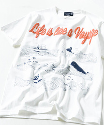 Lens Concave（レンズコンケイブ）の「大海原柄Tee（Tシャツ/カットソー）」