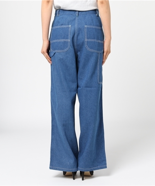 POU DOU DOU（プードゥドゥ）の「ペインターパンツ（デニムパンツ・レディース・ブルー系その他/インディゴブルー・3）」の10枚目の写真