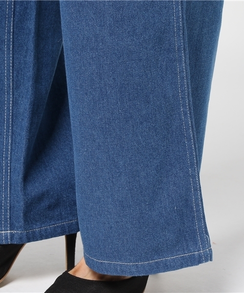 POU DOU DOU（プードゥドゥ）の「ペインターパンツ（デニムパンツ・レディース・ブルー系その他/インディゴブルー・3）」の7枚目の写真