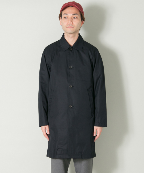 URBAN RESEARCH(アーバンリサーチ)の「サイロコットンツイル ステンカラーコート(ステンカラーコート・メンズ・カーキ/ベージュ/ネイビー・LARGE/MEDIUM)」の5枚目の写真