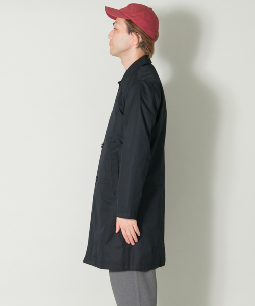 URBAN RESEARCH(アーバンリサーチ)の「サイロコットンツイル ステンカラーコート(ステンカラーコート・メンズ・カーキ/ベージュ/ネイビー・LARGE/MEDIUM)」の6枚目の写真