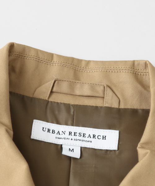 URBAN RESEARCH(アーバンリサーチ)の「サイロコットンツイル ステンカラーコート(ステンカラーコート・メンズ・カーキ/ベージュ/ネイビー・LARGE/MEDIUM)」の20枚目の写真