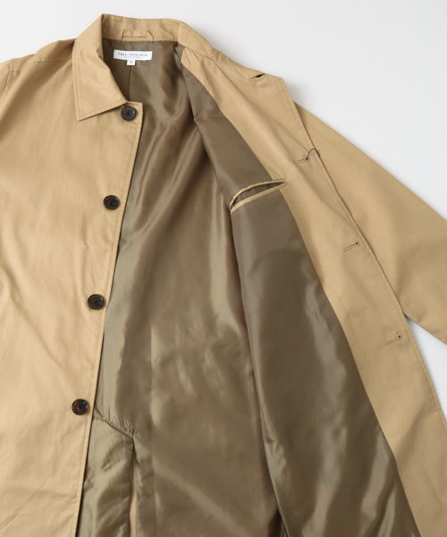 URBAN RESEARCH(アーバンリサーチ)の「サイロコットンツイル ステンカラーコート(ステンカラーコート・メンズ・カーキ/ベージュ/ネイビー・LARGE/MEDIUM)」の13枚目の写真