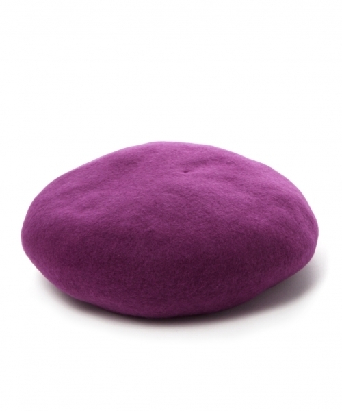 GLOBAL WORK（グローバルワーク）の「【抗菌・防臭】ウールベレー/762582（ハンチング/ベレー帽・レディース・グレー/パープル/ブラック/ワインレッド/ベージュ/ブルー/ダークグレー/イエロー・FREE）」の6枚目の写真