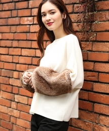 A part by | 12GPAWN/FファーPO　775263 (ニット/セーター)