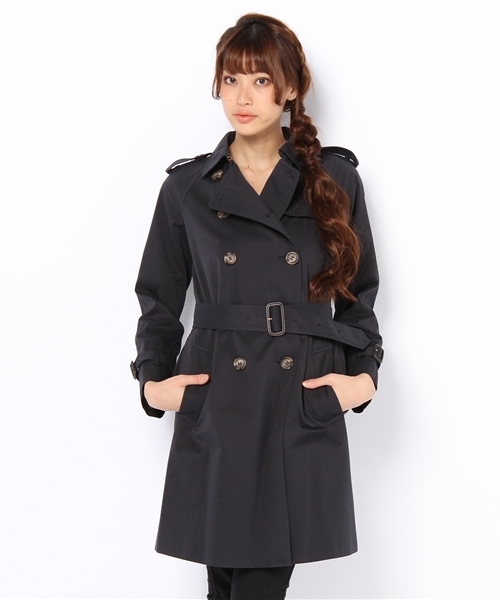 NANO universe（ナノユニバース）の「LB/トレンチコート（トレンチコート・レディース・ベージュ/ネイビー・36/38）」の2枚目の写真