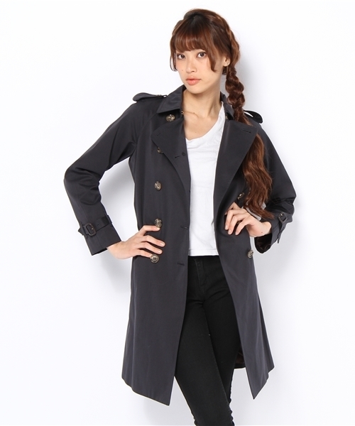 NANO universe（ナノユニバース）の「LB/トレンチコート（トレンチコート・レディース・ベージュ/ネイビー・36/38）」の5枚目の写真