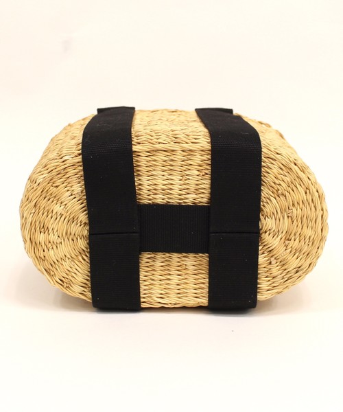 MUUN（ムーニュ）の「MUUN　【2WAY】ストライプ柄巾着かごバック（かごバッグ・レディース・アイボリー・F）」の10枚目の写真