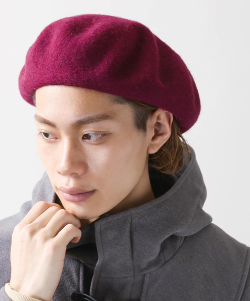 WEGO（ウィゴー）の「WEGO/ビッグベレー帽（ハンチング/ベレー帽・メンズ・ブラック/グレー/ワイン・FREE）」の3枚目の写真