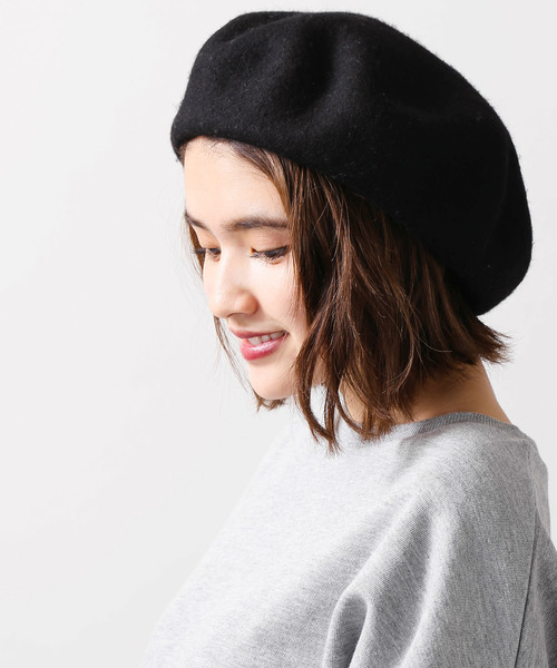 WEGO（ウィゴー）の「WEGO/ビッグベレー帽（ハンチング/ベレー帽・メンズ・ブラック/グレー/ワイン・FREE）」の5枚目の写真