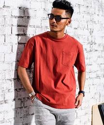 『CavariA/キャバリア』ビッグシルエット USAコットンクルーネック半袖Tシャツ
