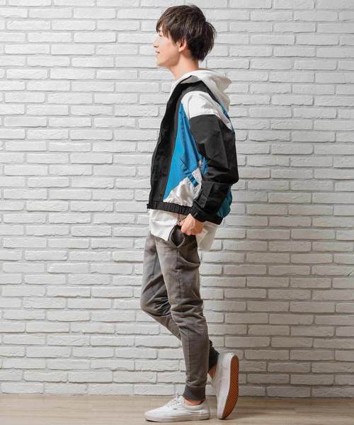 カラーブロック ナイロンジャケット TOMMY JEANS ナイロンジャケット カラーブロックジャケット