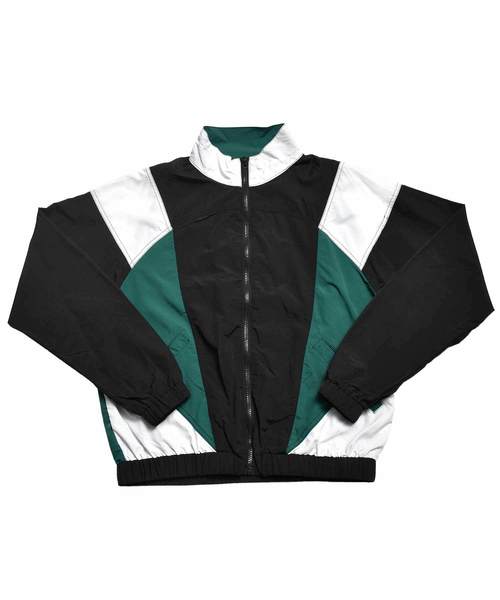 ▶︎【rokh】 2022AW カラーブロック マルチZIP ナイロン