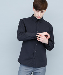 EMMA CLOTHES | ストレッチオックスボタンダウンL/Sシャツ(Authentic Oxford shirt)(シャツ/ブラウス)