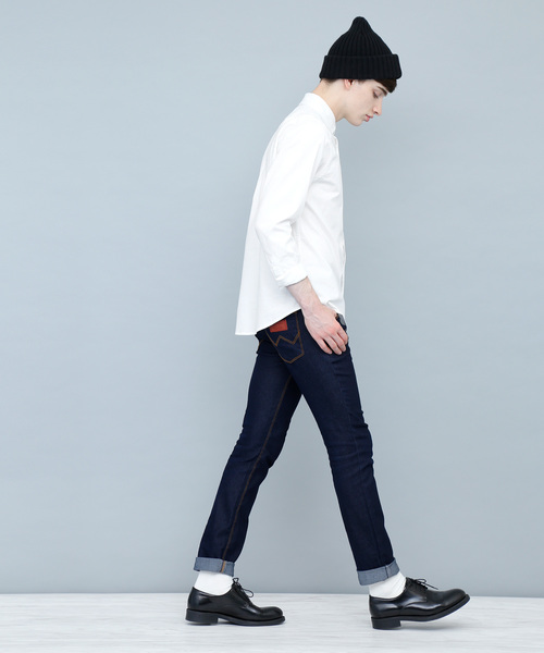 EMMA CLOTHES（エマクローズ）の「ストレッチオックスボタンダウンL/Sシャツ（シャツ/ブラウス・メンズ・ピンク/サックスブルー/グレー/ネイビー/ブラック/ホワイト・XL/S/M/L）」の7枚目の写真