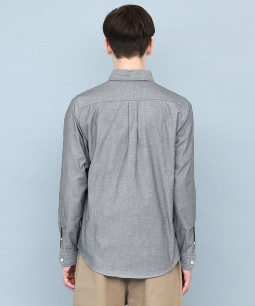 EMMA CLOTHES（エマクローズ）の「ストレッチオックスボタンダウンL/Sシャツ（シャツ/ブラウス・メンズ・ピンク/サックスブルー/グレー/ネイビー/ブラック/ホワイト・XL/S/M/L）」の21枚目の写真