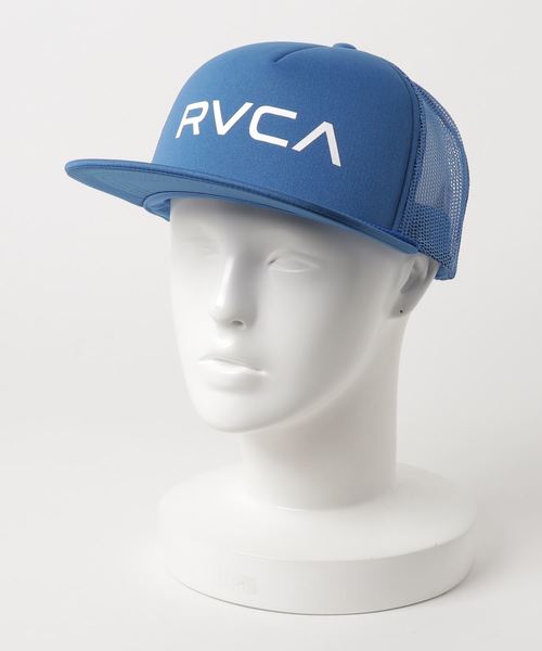 RVCA（ルーカ）の「RVCA メンズ RVCA FOAMY TRUCKER キャップ（キャップ・メンズ・ブラック/レッド/ブルー・FREE）」の3枚目の写真