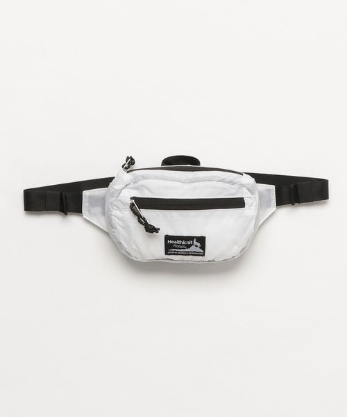Healthknit（ヘルスニット）の「WEGO/Healthknitパッカブルボディバッグ（ボディバッグ/ウエストポーチ・メンズ・レッド/ピンク/パープル/ホワイト/グレー/ブラック・FREE）」の2枚目の写真