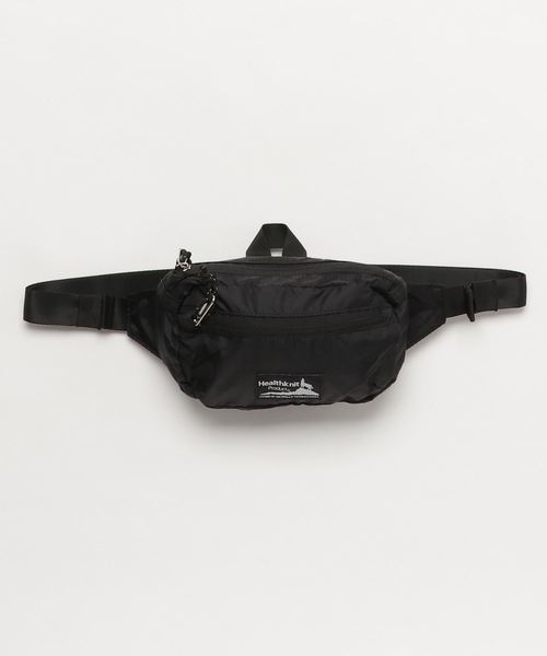 Healthknit（ヘルスニット）の「WEGO/Healthknitパッカブルボディバッグ（ボディバッグ/ウエストポーチ・メンズ・レッド/ピンク/パープル/ホワイト/グレー/ブラック・FREE）」の3枚目の写真