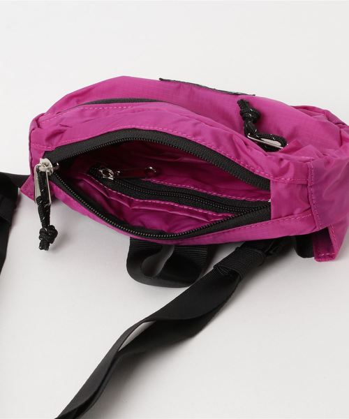 Healthknit（ヘルスニット）の「WEGO/Healthknitパッカブルボディバッグ（ボディバッグ/ウエストポーチ・メンズ・レッド/ピンク/パープル/ホワイト/グレー/ブラック・FREE）」の9枚目の写真
