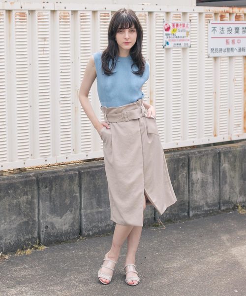 STUDIOUS（ステュディオス）の「クリアヒールコンビサンダル（サンダル・レディース・ブラック/ベージュ/マルチ・0/1/2）」の22枚目の写真