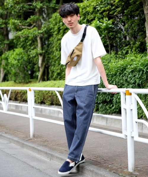 GLOBAL WORK(グローバルワーク)の「ペインターデニムパンツ/796381(デニムパンツ・メンズ・その他/ネイビー/ブルー・LARGE/SMALL/MEDIUM)」の9枚目の写真