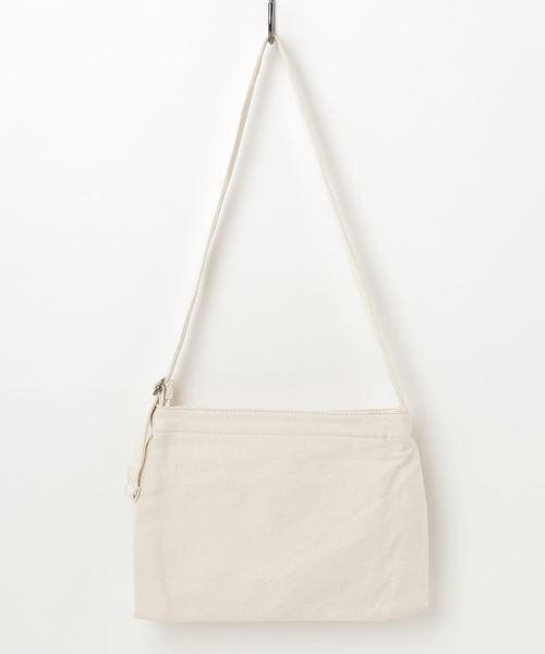 VENCEEXCHANGE(ヴァンスエクスチェンジ)の「キャンパスプリントショルダー(ショルダーバッグ・レディース・オフホワイト/ブラック/ブルー・FREE)」の5枚目の写真