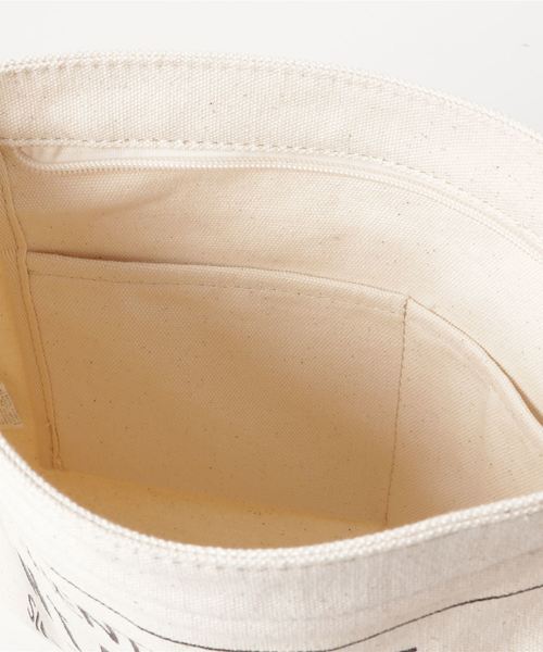 VENCEEXCHANGE(ヴァンスエクスチェンジ)の「キャンパスプリントショルダー(ショルダーバッグ・レディース・オフホワイト/ブラック/ブルー・FREE)」の6枚目の写真