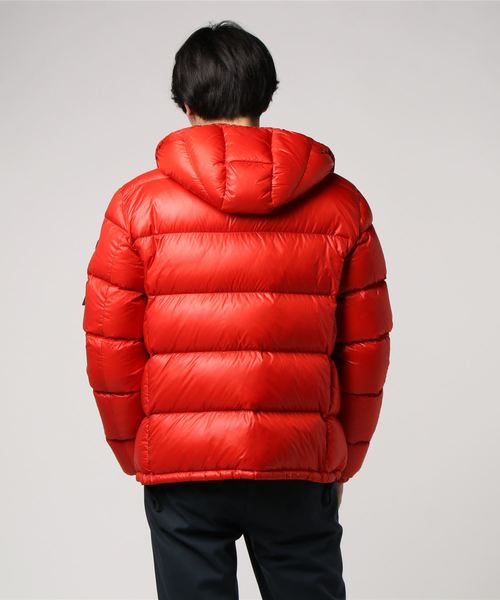 ピューテリー PEUTEREY VELOSO ナイロン ダウンブルゾン M ブルー 中古ピューテリー PEUTEREY VELOSO ナイロン ダウン