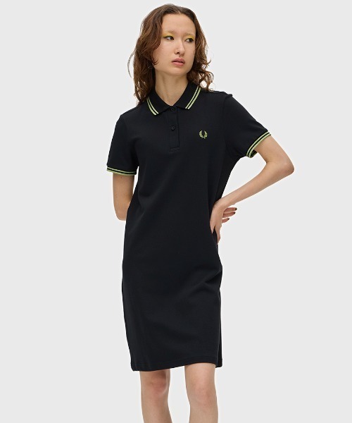 フレッドペリー　ポロワンピース　半袖 FRED PERRY フレッドペリー レディース ポロシャツ ワンピース 半袖