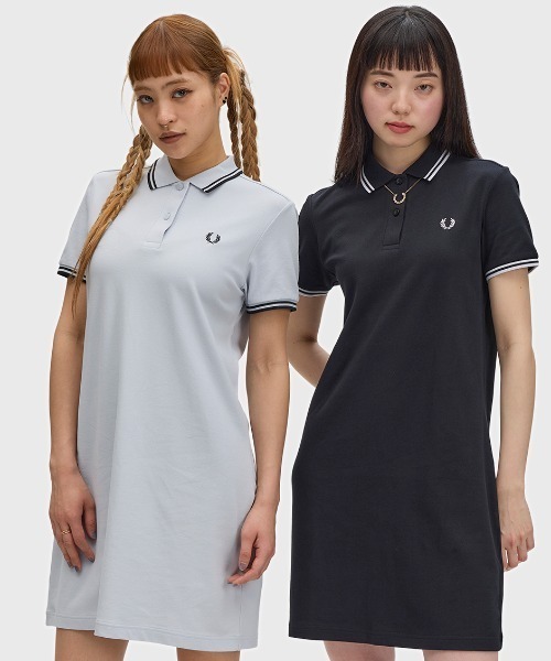 FRED PERRY フレッドペリー　ポロシャツワンピース FRED PERRY（フレッドペリー） ワンピース Textured Metallic Knit