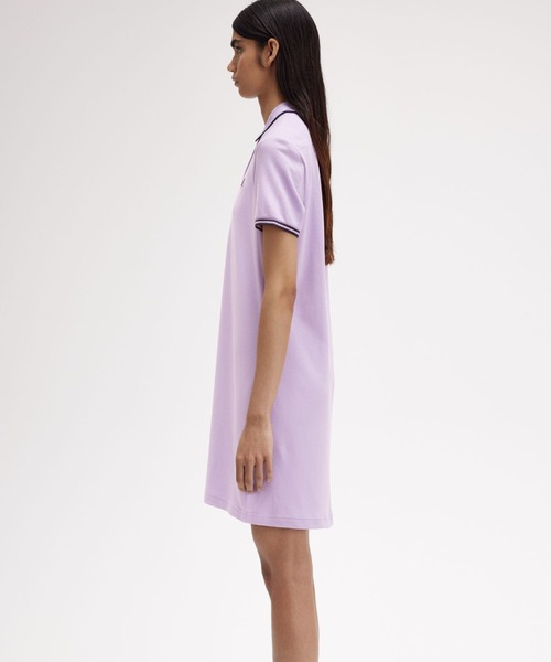 【セール】Twin Tipped Pique Dress（ワンピース）｜FRED PERRY（フレッドペリー）