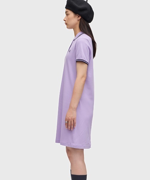 【セール】Twin Tipped Pique Dress（ワンピース）｜FRED PERRY（フレッドペリー）
