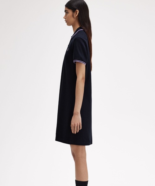 【セール】Twin Tipped Pique Dress（ワンピース）｜FRED PERRY（フレッドペリー）