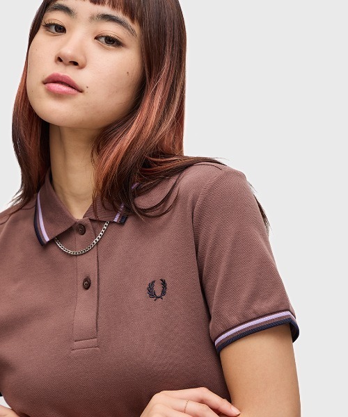 【セール】Twin Tipped Pique Dress（ワンピース）｜FRED PERRY（フレッドペリー）