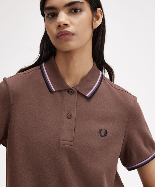 【セール】Twin Tipped Pique Dress（ワンピース）｜FRED PERRY（フレッドペリー）
