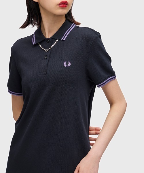 【セール】Twin Tipped Pique Dress（ワンピース）｜FRED PERRY（フレッドペリー）