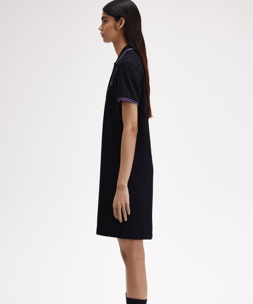 【セール】Twin Tipped Pique Dress（ワンピース）｜FRED PERRY（フレッドペリー）