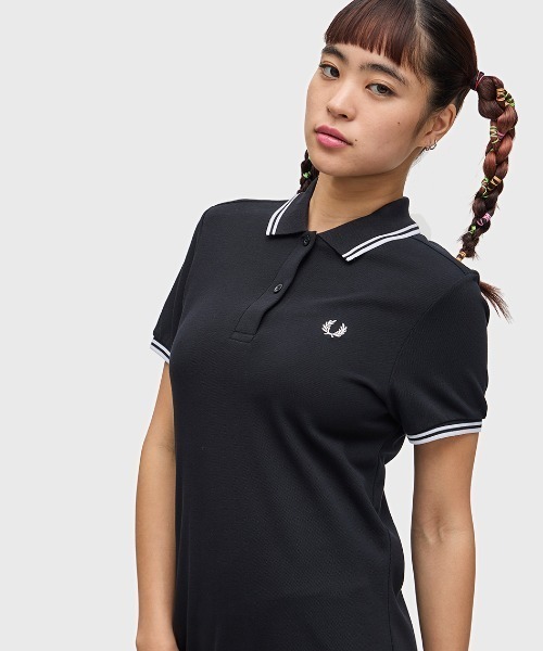 FRED PERRY Twin Tipped Pique Dress ワンピース FRED PERRY ワンピース Twin Tipped Pique Dress／フレッド