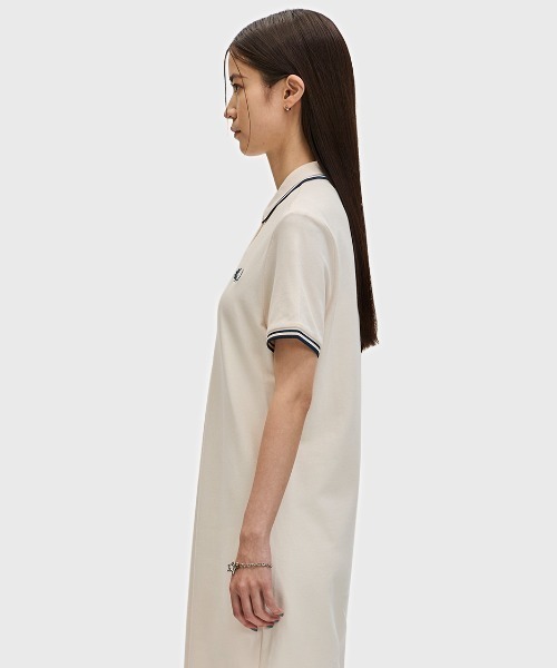Twin Tipped Pique Dressフレッドペリーポロシャツワンピース Twin Tipped Pique Dress／フレッドペリーポロシャツワンピース