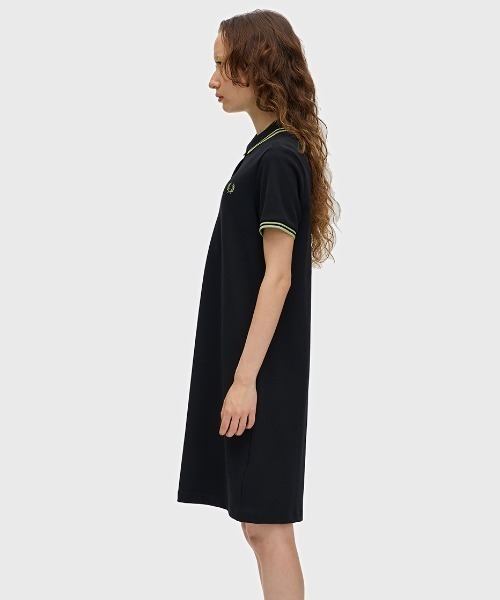 Twin Tipped Pique Dress／フレッドペリーポロシャツワンピ Twin Tipped Pique Dressフレッドペリーポロシャツワンピース