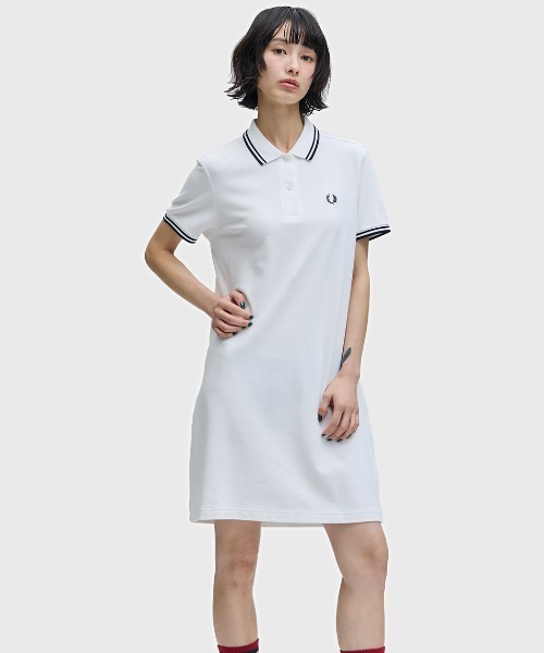 新色先行予約受付中／Twin Tipped Pique Dress／フレッドペリー