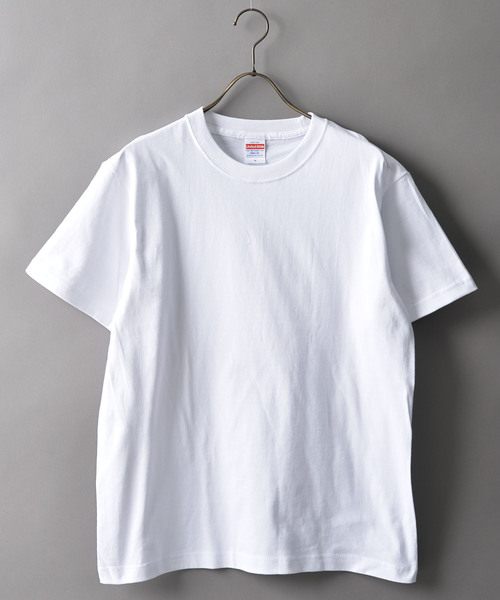 United Athle（ユナイテッドアスレ）の「＃United Athle/ユナイテッドアスレ　5.6oz ハイクオーリティTシャツ（Tシャツ/カットソー・メンズ・ホワイト/ブラック/ネイビー/ブラウン/カーキ/ターコイズブルー/イエロー/オレンジ/ナチュラル/グリーン/ブルー・MEDIUM/LARGE/X-LARGE）」の2枚目の写真