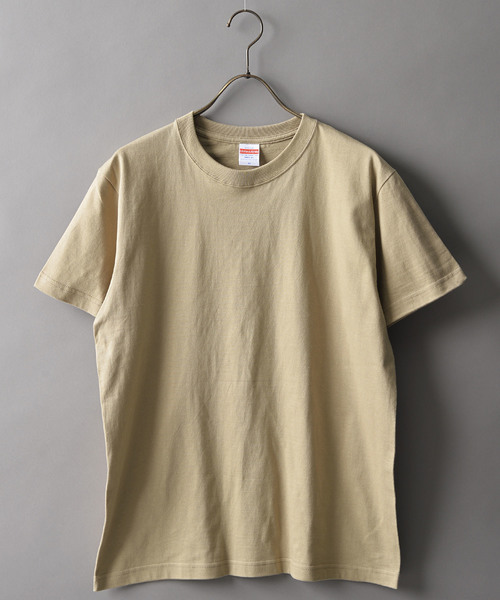 United Athle（ユナイテッドアスレ）の「＃United Athle/ユナイテッドアスレ　5.6oz ハイクオーリティTシャツ（Tシャツ/カットソー・メンズ・ホワイト/ブラック/ネイビー/ブラウン/カーキ/ターコイズブルー/イエロー/オレンジ/ナチュラル/グリーン/ブルー・MEDIUM/LARGE/X-LARGE）」の5枚目の写真