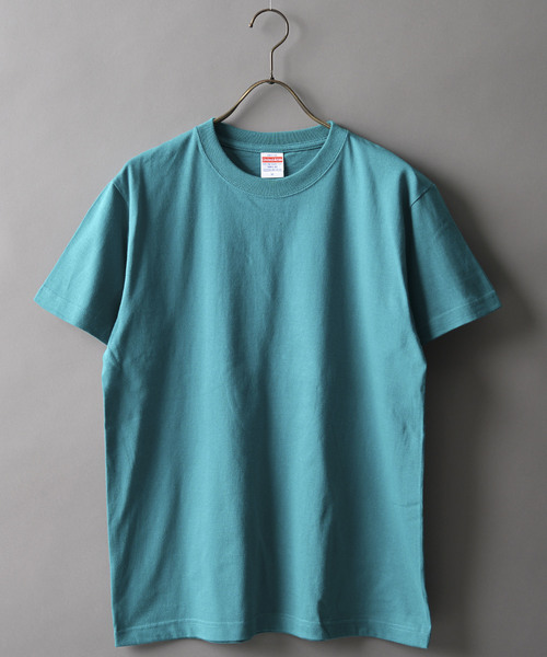 United Athle（ユナイテッドアスレ）の「＃United Athle/ユナイテッドアスレ　5.6oz ハイクオーリティTシャツ（Tシャツ/カットソー・メンズ・ホワイト/ブラック/ネイビー/ブラウン/カーキ/ターコイズブルー/イエロー/オレンジ/ナチュラル/グリーン/ブルー・MEDIUM/LARGE/X-LARGE）」の8枚目の写真