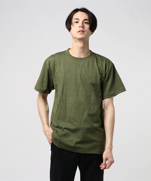 United Athle（ユナイテッドアスレ）の「＃United Athle/ユナイテッドアスレ　5.6oz ハイクオーリティTシャツ（Tシャツ/カットソー・メンズ・ホワイト/ブラック/ネイビー/ブラウン/カーキ/ターコイズブルー/イエロー/オレンジ/ナチュラル/グリーン/ブルー・MEDIUM/LARGE/X-LARGE）」の18枚目の写真