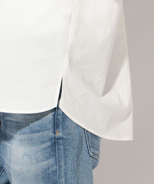 SHIPS（シップス）の「Vネックボタンシャツブラウス◇（シャツ/ブラウス・レディース・ホワイト/ライトブルー/カーキ・ONE SIZE）」の14枚目の写真